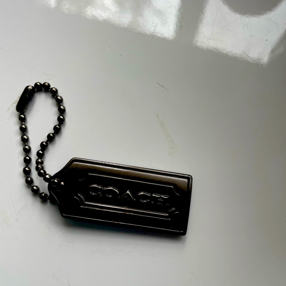 COACH  Vintage Coach Key Ring/ Purse Charm Brand Fob